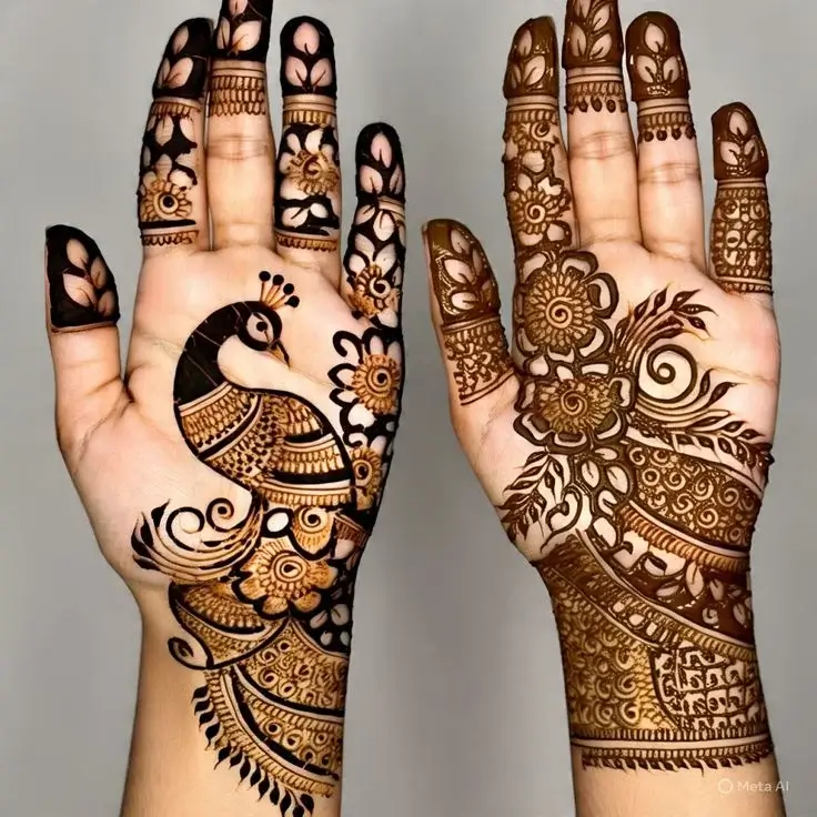 60+ Modern Mehndi Designs for Karwa Chauth (2026) 40 mehndi design for karwa chauth