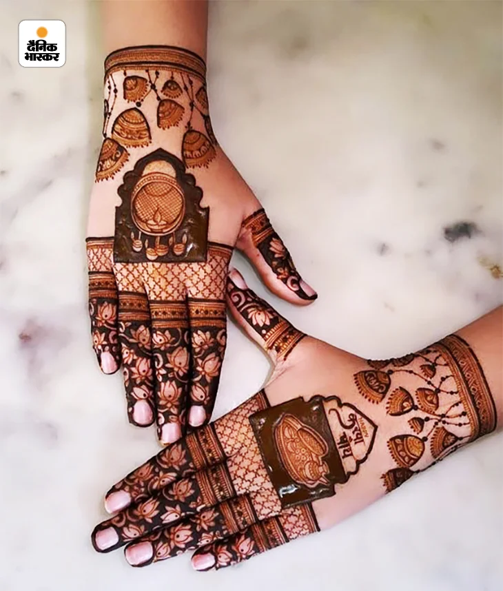 60+ Modern Mehndi Designs for Karwa Chauth (2026) 8 mehndi designs for karwa chauth back hand