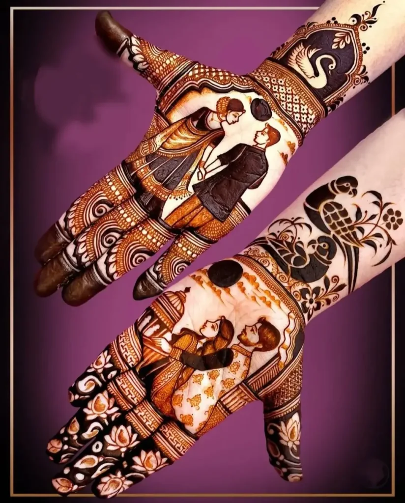 60+ Modern Mehndi Designs for Karwa Chauth (2026) 5 करवा चौथ मेहंदी डिजाइन
