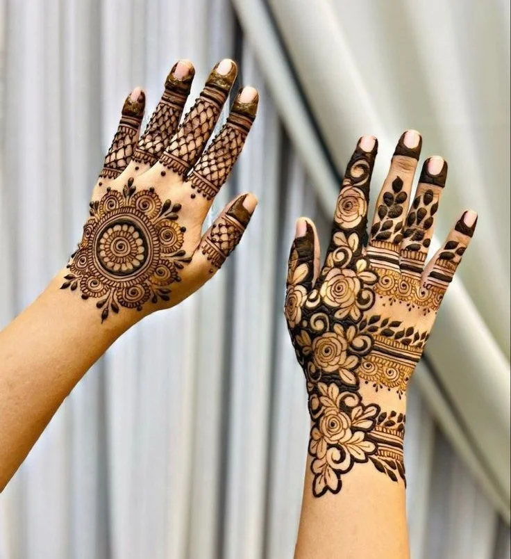 50+ Khafif Mehndi Designs – Simple & Stylish Design Try in 2026 33 Arabic Khafif Henna Designs
