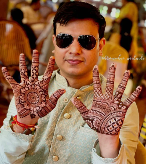 50+ Best Groom Mehndi Design for Boys and Men in 2026 10 Full Hand Groom Mehndi Design