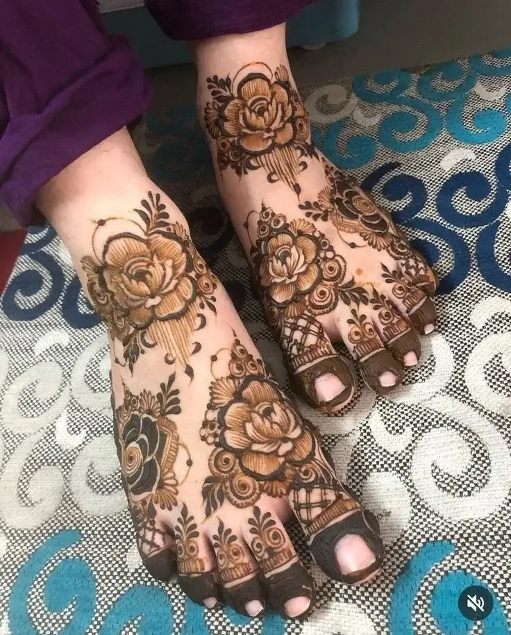 50+ Khafif Mehndi Designs – Simple & Stylish Design Try in 2026 49 Khafif Mehandi Designs for Legs