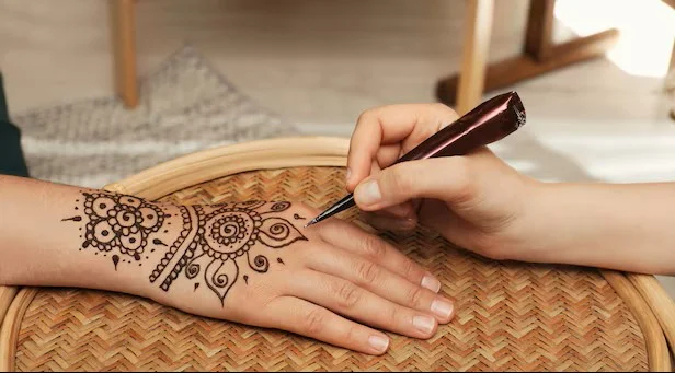 50+ Best Groom Mehndi Design for Boys and Men in 2026 46 Tribal Mehendi Design for Groom