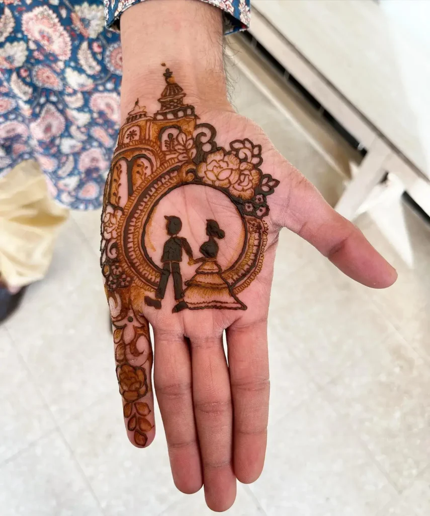 50+ Best Groom Mehndi Design for Boys and Men in 2026 2 boys mehndi design