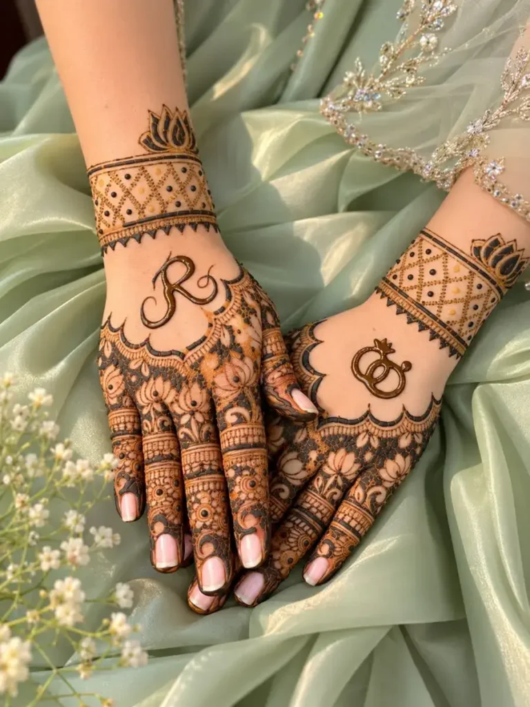 Finger Mehndi Design: 40+ Ideas for When the Event Is Tomorrow 47 Bridal and Bridesmaid Finger Mehndi Design