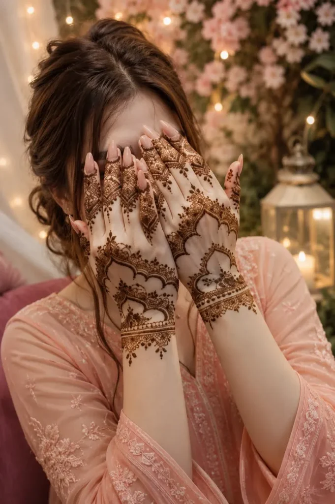 Finger Mehndi Design: 40+ Ideas for When the Event Is Tomorrow 49 bridesmaid finger mehndi design