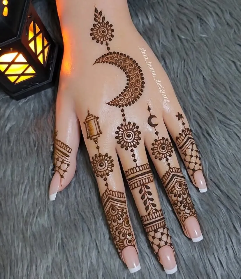 chand raat arabic mehndi designs