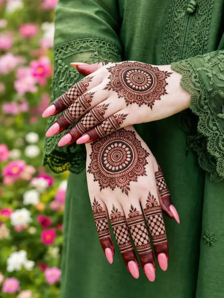 60+ Stylish Back Hand Mehndi Designs You Must Try in 2026! 3 easy back hand mehndi design