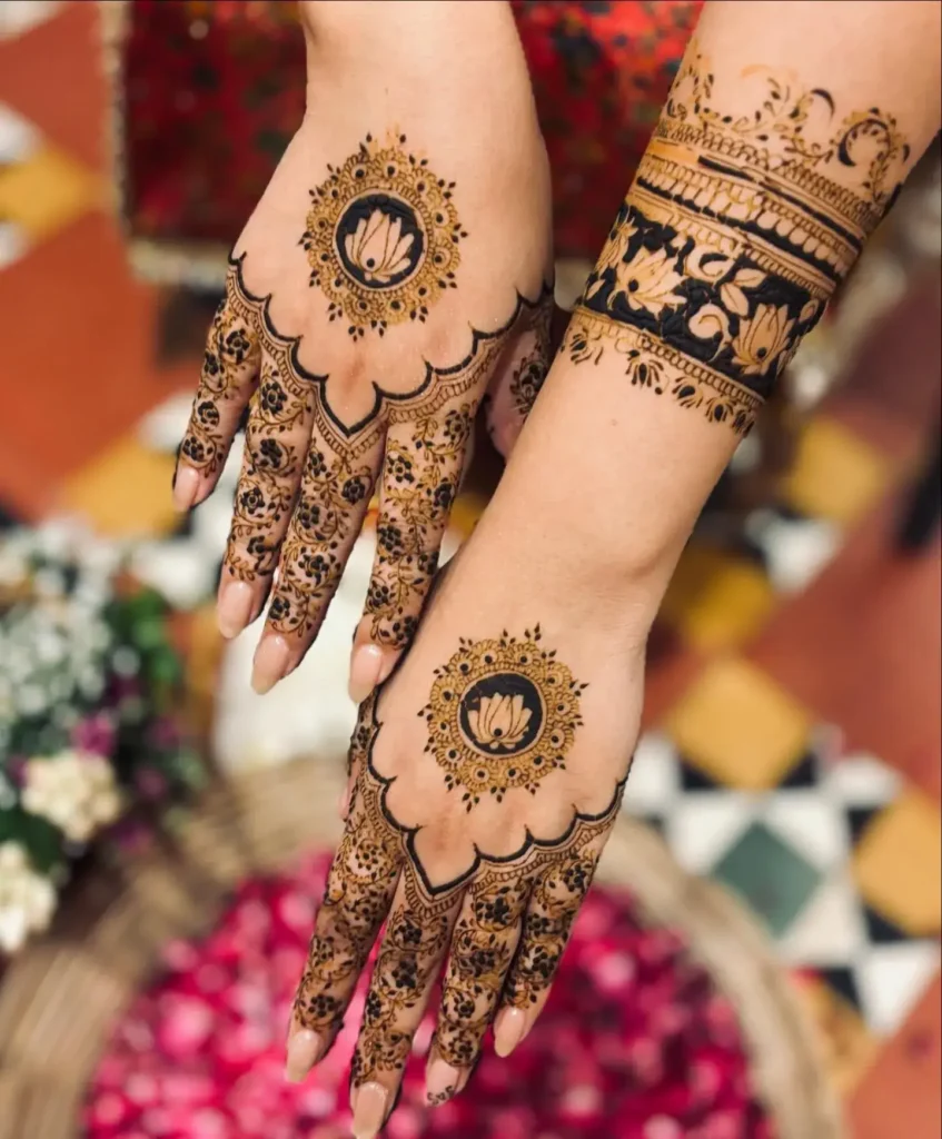 60+ Stylish Back Hand Mehndi Designs You Must Try in 2026! 58 eid, diwali, karwa chauth, and teej back hand mehndi designs