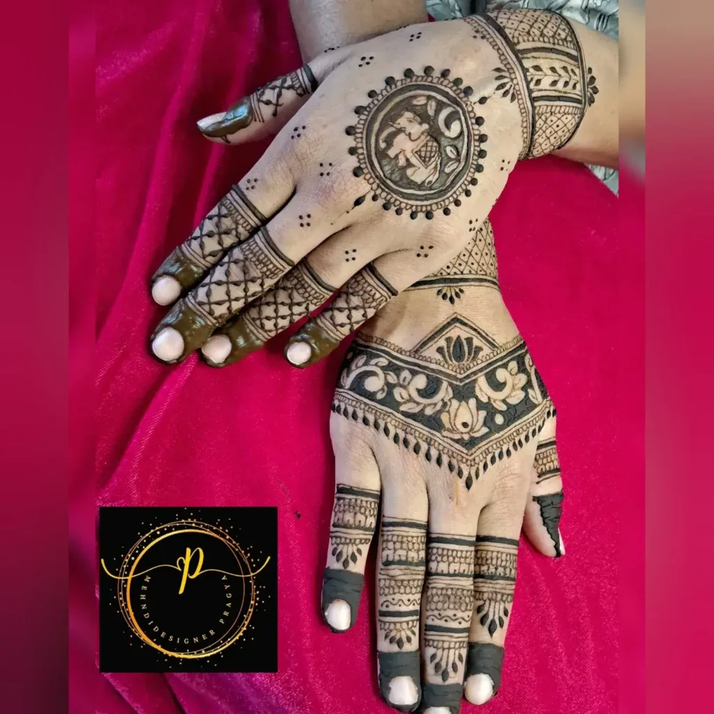60+ Stylish Back Hand Mehndi Designs You Must Try in 2026! 38 elephant motif back hand mehndi designs