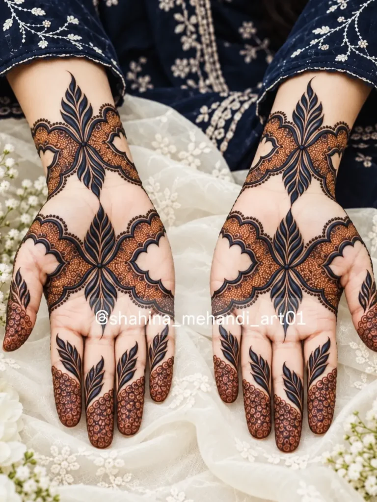 fingertip details arabic mehndi designs