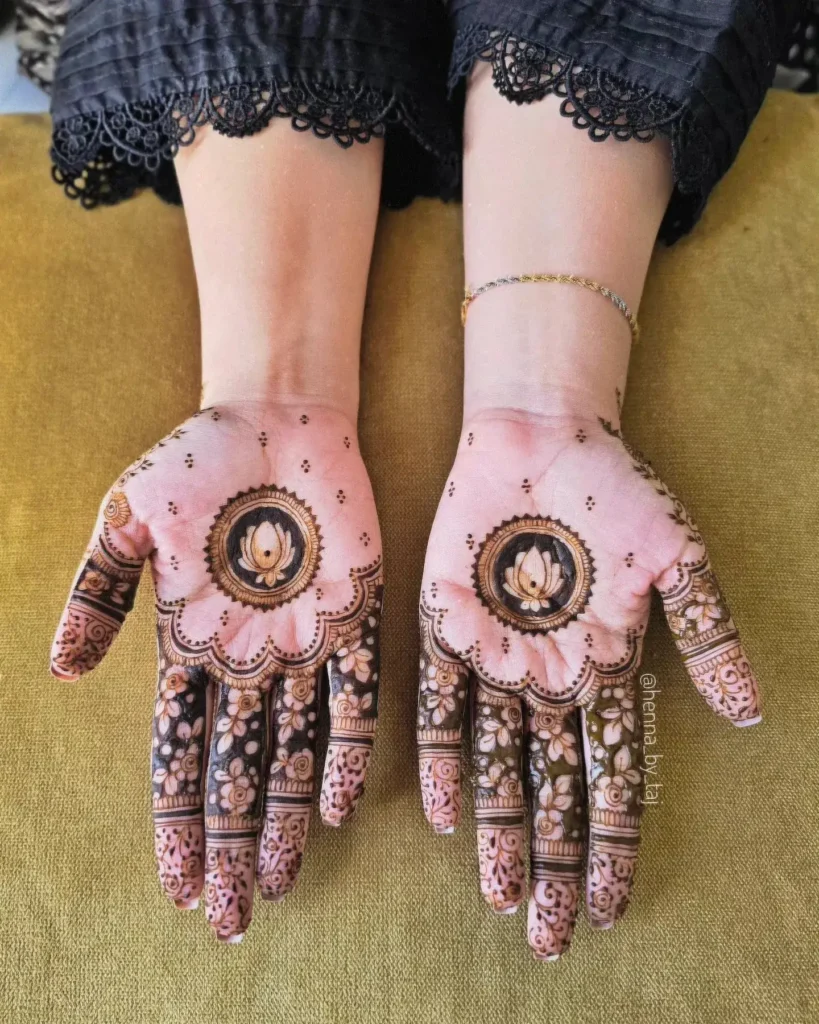 quick matching set for both hands arabic mehndi designs