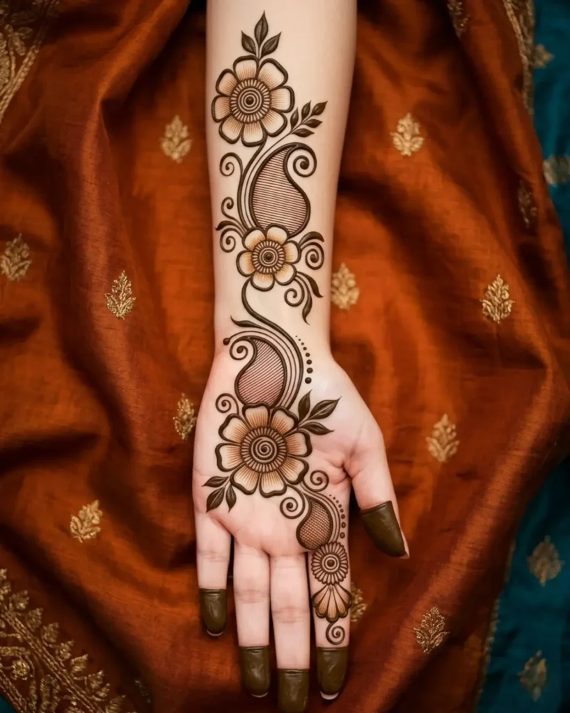 Simple and Easy Arabic Mehndi Designs for Beginners
