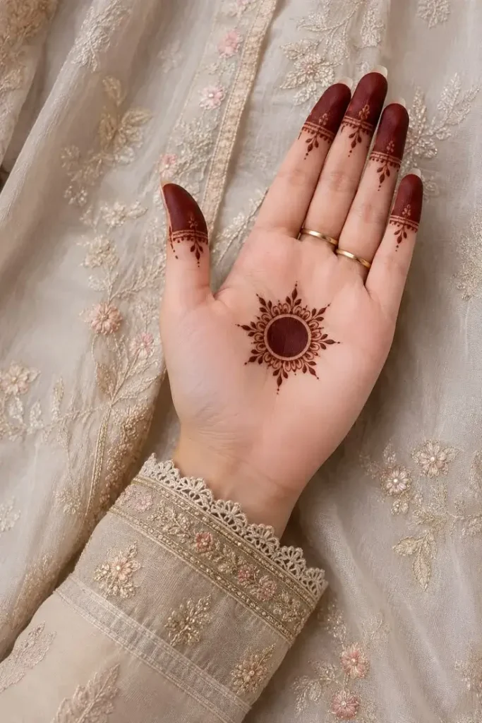 Finger Mehndi Design: 40+ Ideas for When the Event Is Tomorrow 4 Simple Front Finger Mehndi Designs