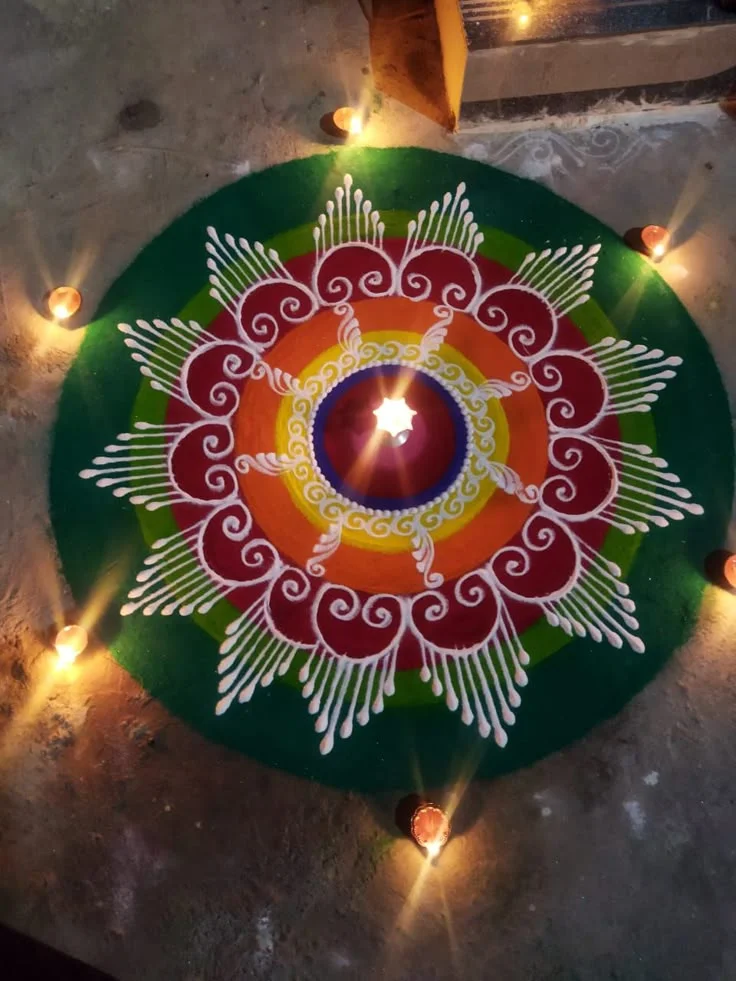 100+ Attractive Rangoli Designs: Create Stunning Art in Minutes 36 Attractive Sanskar Bharti Rangoli
