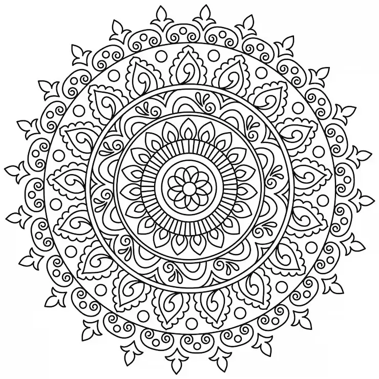 100+ Attractive Rangoli Designs: Create Stunning Art in Minutes 74 Pencil Rangoli Drawing
