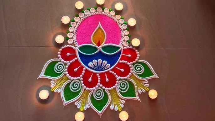 100+ Attractive Rangoli Designs: Create Stunning Art in Minutes 10 Rangoli Design for Diwali