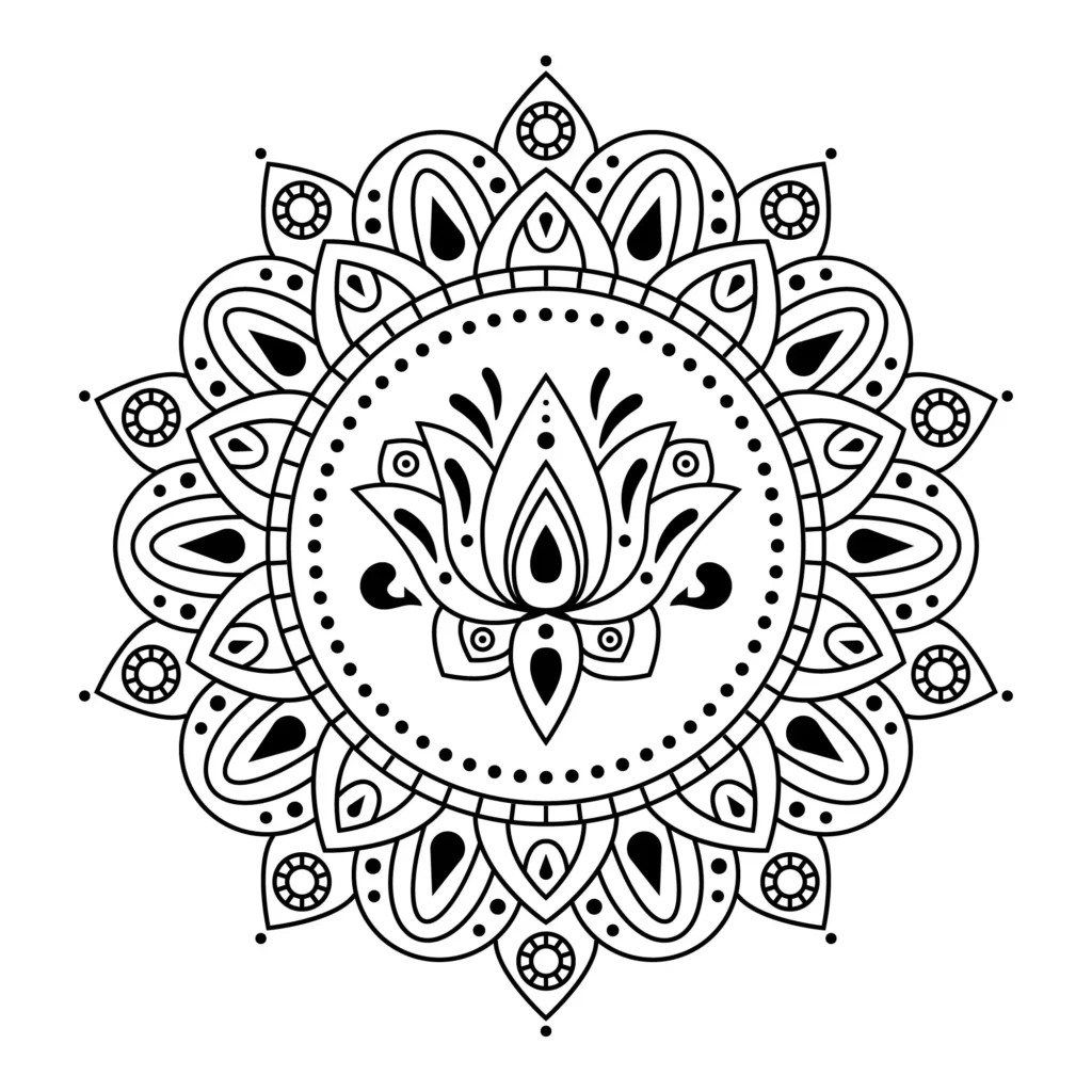 100+ Attractive Rangoli Designs: Create Stunning Art in Minutes 73 Rangoli Drawing
