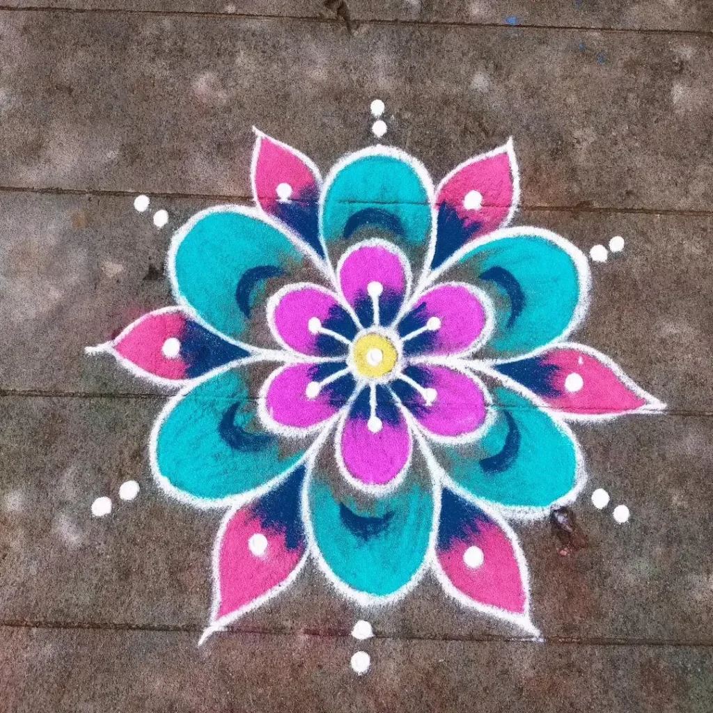 100+ Attractive Rangoli Designs: Create Stunning Art in Minutes 9 Small Rangoli Design