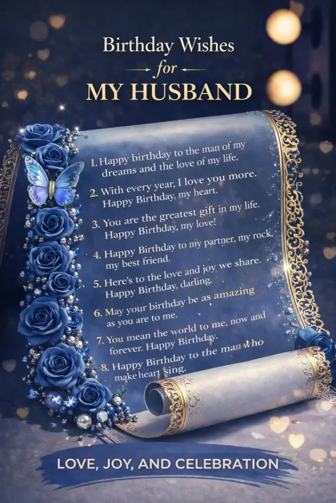 150+ Happy Birthday Wishes for My Lovely Husband 15 birthday quotes for husband
