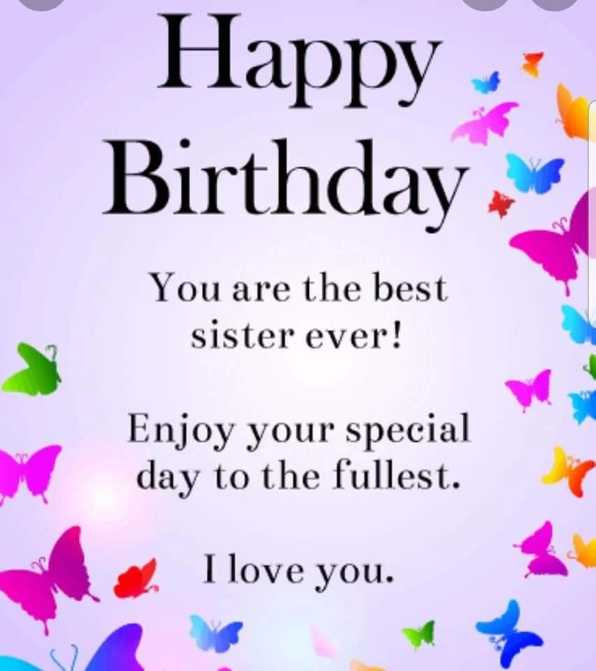 birthday quotes for sister