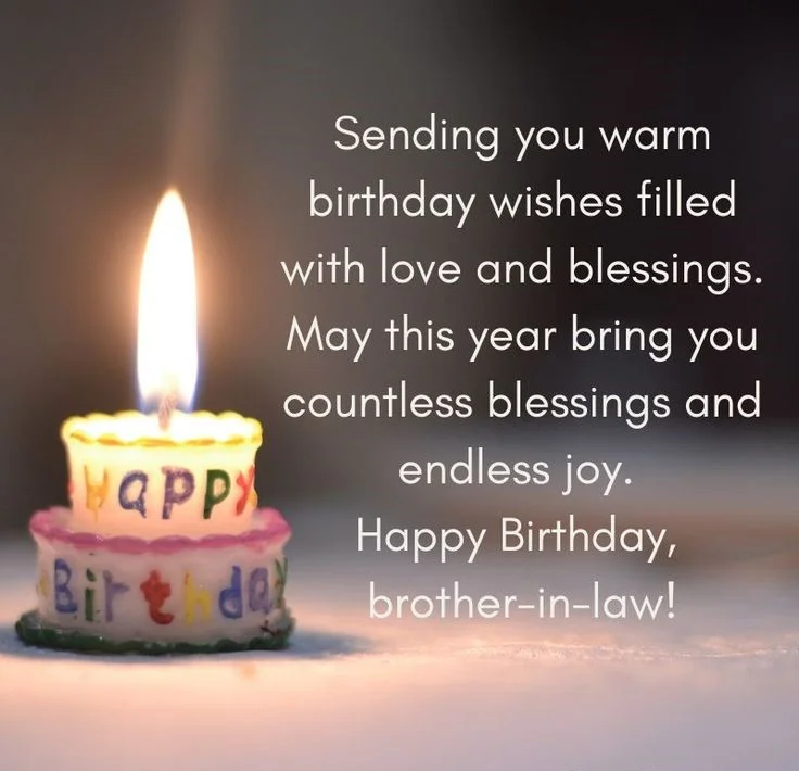 birthday wishes for brother in law