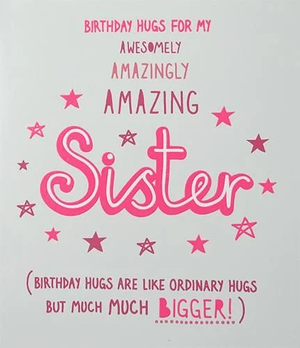 birthday wishes for my sister