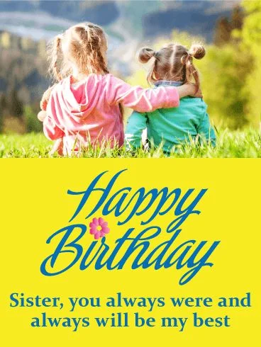 birthday wishes to sister