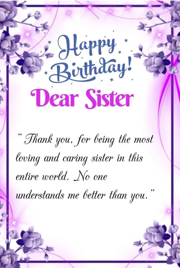 happy birthday wishes sister