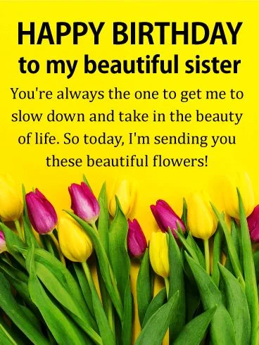 love birthday wishes for sister