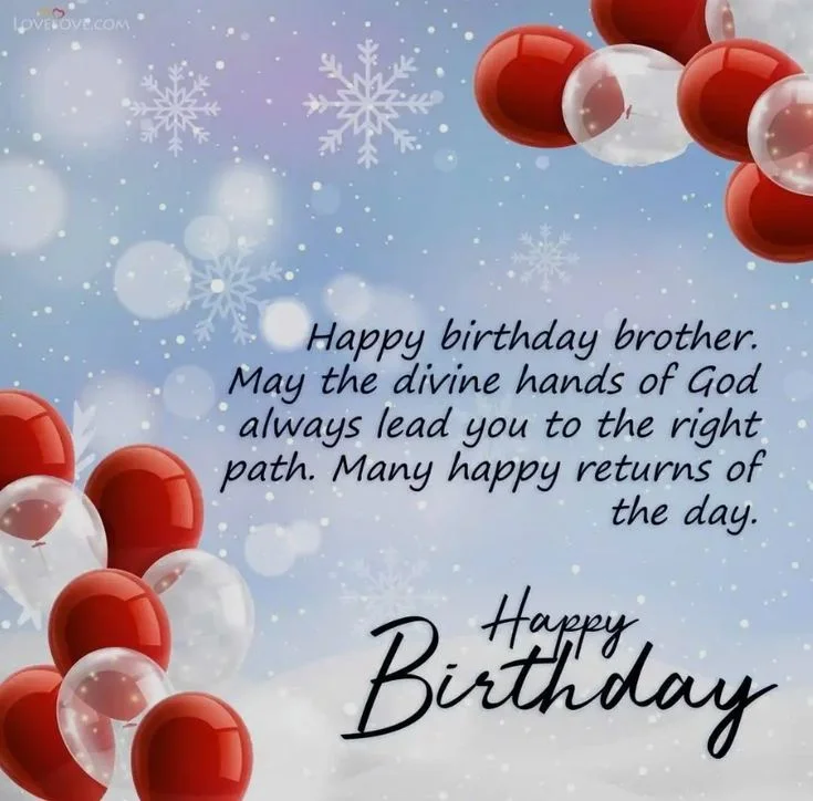 simple birthday wishes for brother