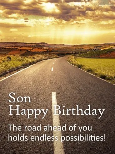 200+ Happy Birthday Wishes & Blessing Messages for Son 26 birthday wish for son