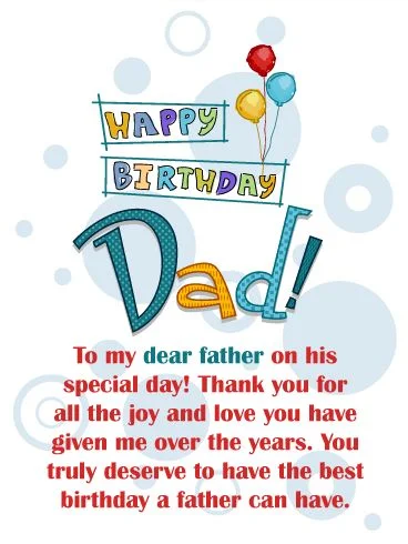 150+ Heart-Touching Happy Birthday Wishes for Daddy 7 birthday wishes for dad
