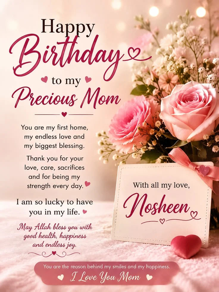 Heart-Touching Happy Birthday Wishes & Quotes for Mom: 150+ Messages She'll Love 9 birthday wishes for mom from daughter