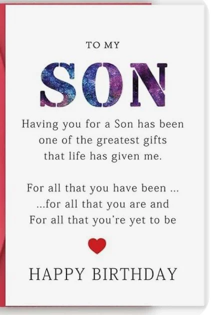 200+ Happy Birthday Wishes & Blessing Messages for Son 10 birthday wishes for my son