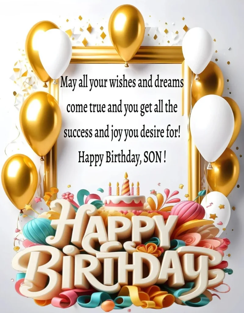 200+ Happy Birthday Wishes & Blessing Messages for Son 2 birthday wishes for son