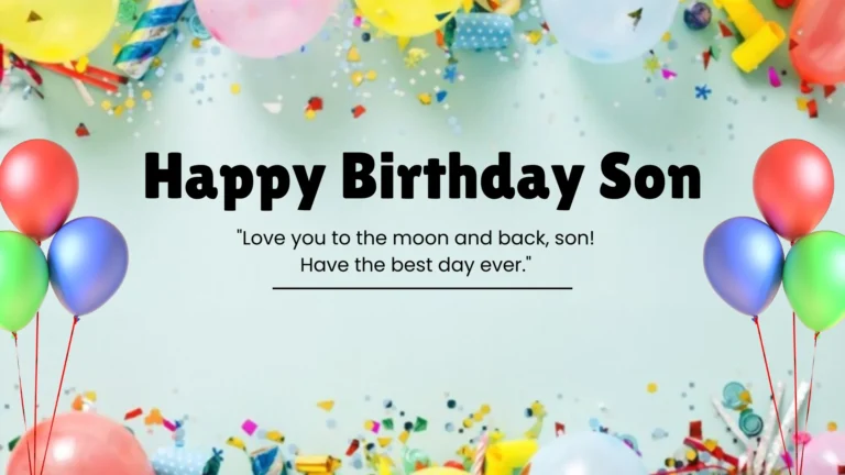 200+ Happy Birthday Wishes & Blessing Messages for Son 5 birthday wishes for your son