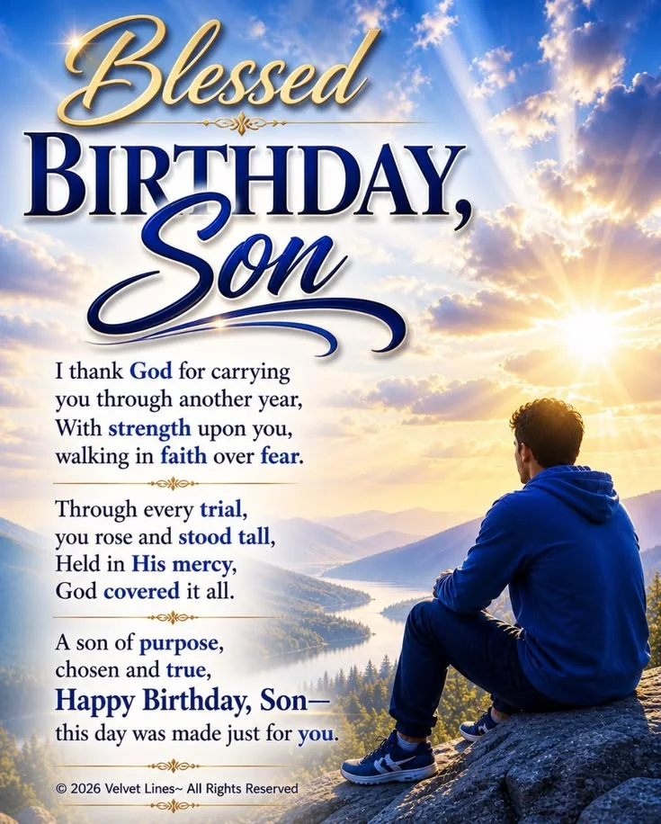 200+ Happy Birthday Wishes & Blessing Messages for Son 4 blessing birthday wishes for son