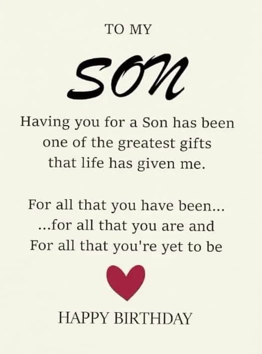 200+ Happy Birthday Wishes & Blessing Messages for Son 6 happy birthday my son