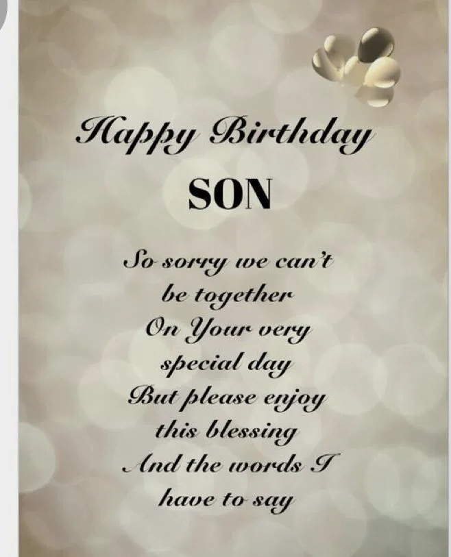 200+ Happy Birthday Wishes & Blessing Messages for Son 9 son birthday wishes