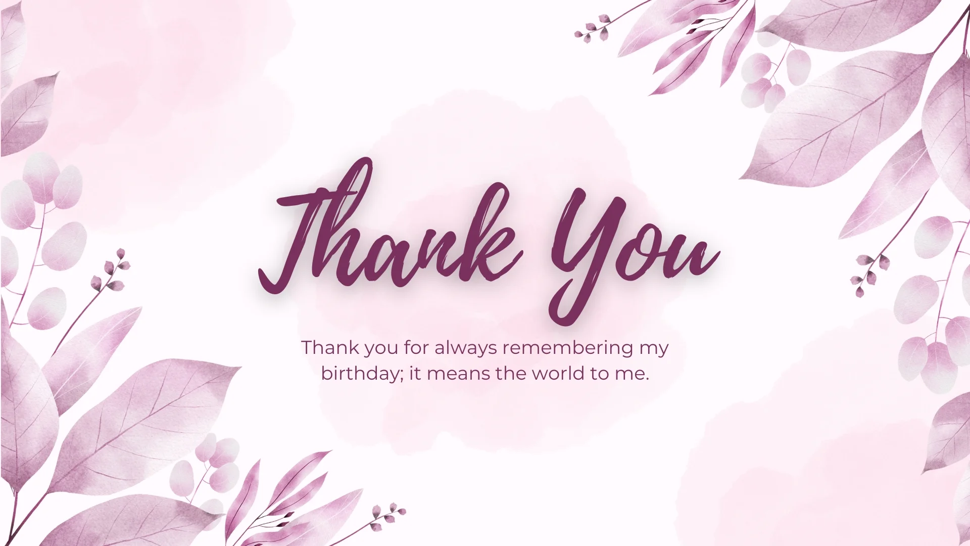 thank you for your birthday wishes