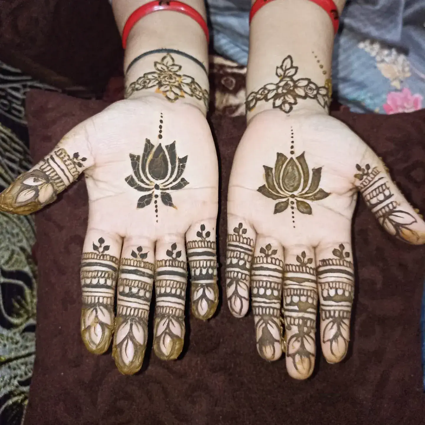 Home Page 12 Central Lotus Medallion Royal Front Hand Simple Mehndi Design